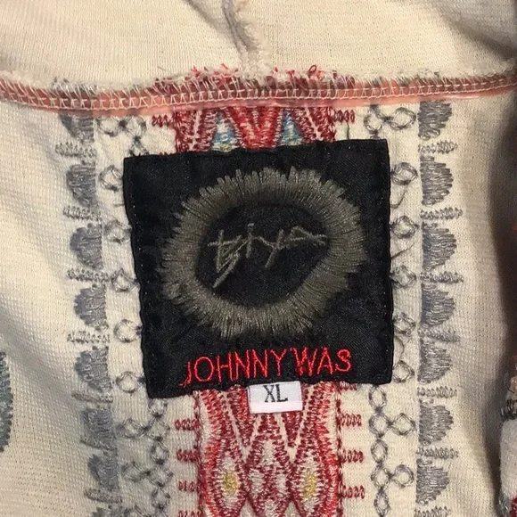 Johnny Was BIYA coat w/hood - Picture 7 of 8